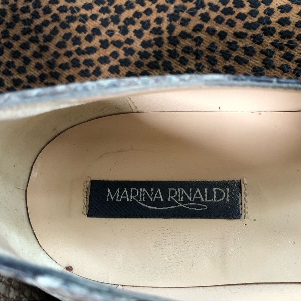 Gorgeous Python print Marina Rinaldi flats! - Picture 2 of 16